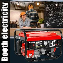 4200W Gas Powered Portable Generator Engine For Jobsite RV Camping Standby USA