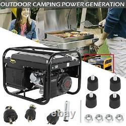 4200 Watt Gas Powered Portable Generator Engine For Jobsite RV Camping Standby