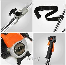 42.7cc Gas Powered Weed Wacker 2-in-1 Straight Shaft String Trimmer Portable