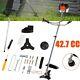 42.7cc Gas Powered Weed Wacker 2-in-1 Straight Shaft String Trimmer Portable Gom