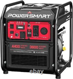 4400-Watt Portable Gas Powered Open Frame Inverter Generator RV-Ready 30A Outlet