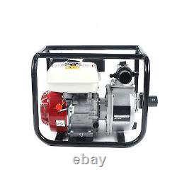 4-Stroke 6.5 HP Portable Water Pump Gas Powered 2'' Petrol Water Transfer Pump