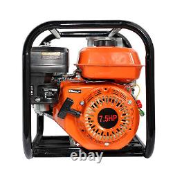 4 Stroke 7.5HP 3 Gasoline Water Pump Portable Gas-Powered Semi-Trash Water Pump