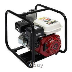 4-Stroke Gasoline Water Pump 3 Portable Gas-Powered Semi-Trash Water Pump 7.5HP