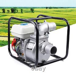 4-Stroke Gasoline Water Pump 7.5HP 3 Portable Gas Powered Semi-Trash Water Pump