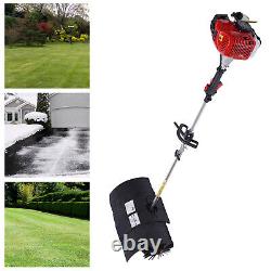 52CC Portable Handheld Gas Power Broom Sweeper Driveway Artificial Grass Clean