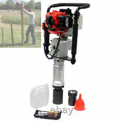 52cc Gas Powered T Post Fence Post Driver Portable 2 Stroke Gasoline Pile Driver