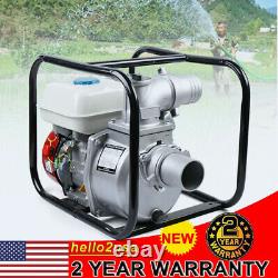 60m3/h Portable Gas-Powered Water Pump with 210cc OHV Engine 198GPM Trash Pump