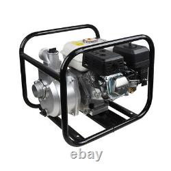 6.5HP 2 212cc OHV Engine Portable Gas Powered Semi-Trash Water Transfer Pump