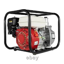 6.5HP 4-Stroke Portable Gasoline Water Pump Gas-Powered Semi-Trash Water Pump