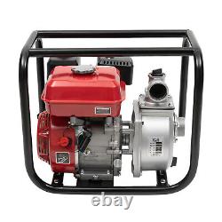 7.5HP 4Stroke Gasoline Water Pump 2 Portable Gas Power High Pressure Water Pump