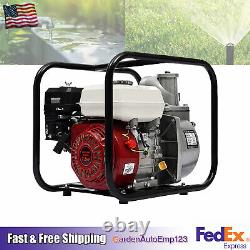 7.5HP 4 Stroke Gasoline Water Pump 3 Portable Gas-Powered Semi-Trash Water Pump