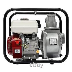 7.5HP 4 Stroke Gasoline Water Pump 3 Portable Gas-Powered Semi-Trash Water Pump