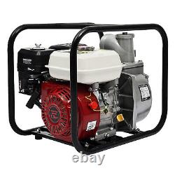 7.5HP 4 Stroke Gasoline Water Pump 3 Portable Gas-Powered Semi-Trash Water Pump