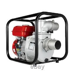 7.5 HP 3 Gasoline Water Pump 3000W Portable Gas-Powered Garden Irrigation Pump