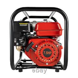 7.5 HP 3 Gasoline Water Pump 3000W Portable Gas-Powered Garden Irrigation Pump