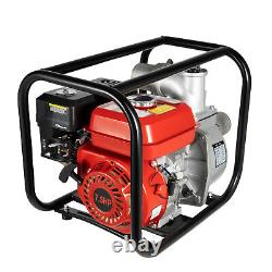 7.5 HP 3 Gasoline Water Pump 3000W Portable Gas-Powered Garden Irrigation Pump