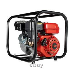 7.5 HP 3 Gasoline Water Pump 3000W Portable Gas-Powered Garden Irrigation Pump