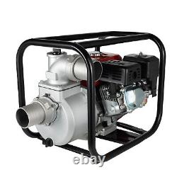 7.5 HP 3 Gasoline Water Pump 3000W Portable Gas-Powered Garden Irrigation Pump