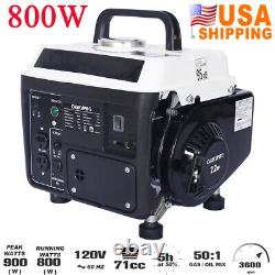 800W Portable Generator 2 Stroke 71CC Outdoor Gas Powered Generator For Travel