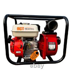 8 HP 3 Portable Gas-Powered Trash Water Pump Utility Pump 4 Stroke Gasoline Eng