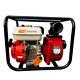 8 Hp 3 Portable Gas-powered Trash Water Pump Utility Pump 4 Stroke Gasoline Eng
