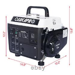 900W Gas Powered Inverter Generator for Home Outdoor Camping Portable Low Noise