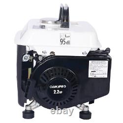 900W Portable Generator Low Noise Gas Powered Generator Outdoor Power Equipment