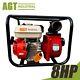 Agt 4 Stroke 8 Hp 3 Portable Gas-powered Semi-trash Gasoline Water Pump
