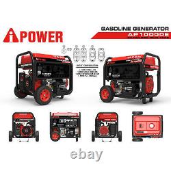 A-iPower AP10000E 10,000-Watt Portable Gas Powered Generator with Electric Start