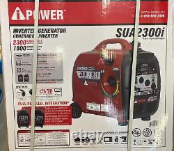 A-iPower SUA2300i Portable 2300-Watt Gasoline Powered Inverter Generator-New