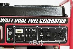 All Power 10,000-W Portable Hybrid Dual Fuel Gas Generator with Electric Start