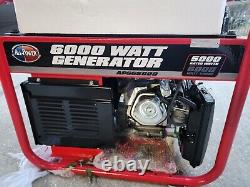 All Power 6,000-W 120/240V Portable Gas Powered Generator with Wheel Kit Home RV