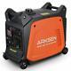 Arksen 2800-w Portable Gas Powered Inverter Generator With Remote Electric Start