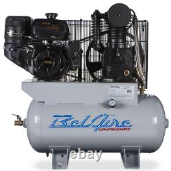 BelAire 4G3HKL 14HP 30 Gallon 2Stage Gas Powered Contractor Air Compressor 23CFM