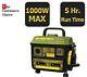Best Portable Generator Oil Gas Mix Quiet Home Rv Camping Power Small Appliance