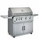 Broilmaster Stainless 42 Gas Grill On Cart- Cast Stainless Steel Burners