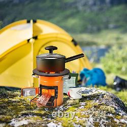 Camping Stove Portable Camp Stove for Backpacking, Camping, Survival Rocket Stove