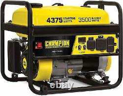 Champion 100555 4375-W 7-HP Portable RV Ready Gas Powered Generator Home Camping