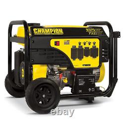 Champion 7500 Watt Portable Gas Generator Electric Start Intelligauge 100814