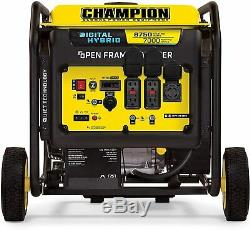 Champion 8,750-W Quiet Portable Gas Powered Inverter Generator with Electric Start