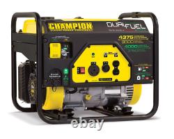 Champion Power 3500With4375W Dual Fuel Generator Portable Generator Gas or Propane