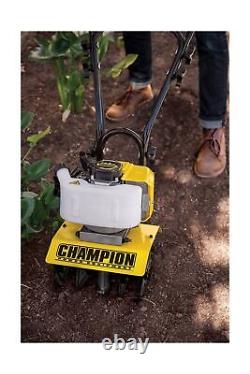 Champion Power Equipment 100882 43cc 2-Stroke Portable Gas Garden Tiller Cult