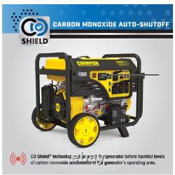 Champion Power Equipment 11500With9200W Electric-Gas Powered Portable Generator