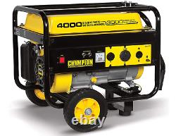 Champion Power Equipment Generator with Wheel Kit 3500/4000w RV/TAILGATE NEW 46597