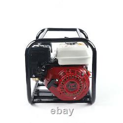 Commercial Portable Gas-Powered Engine Water Transfer Pump, 2 6.5HP 4-Stroke