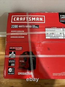 Craftsman CMXGIAC2500 2500W Gas Powered Portable Inverter Generator Brand New