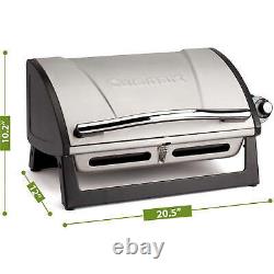 Cuisinart Grillster 8,000 BTU Portable Gas Grill 2.34 KW Cooking Power 1 Sq. Ft