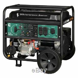 Cummins Onan 9500-W Portable Hybrid Dual Fuel Gas Powered Remote Start Generator