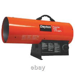 DAYTON 3VE57 Portable Gas Torpedo HeatrLP, 400 cfm